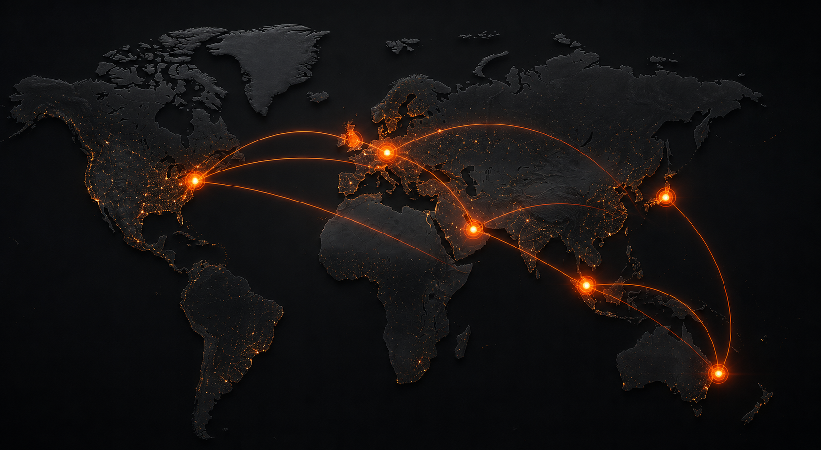 JeruHost global data center world map